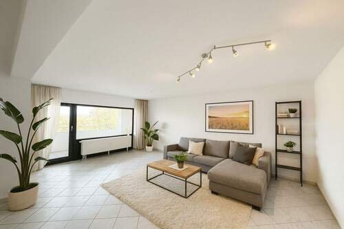 Wohnzimmer - Einrichtungsvorschlag - KI generiert - 3 Zimmer Etagenwohnung in Bad Kreuznach