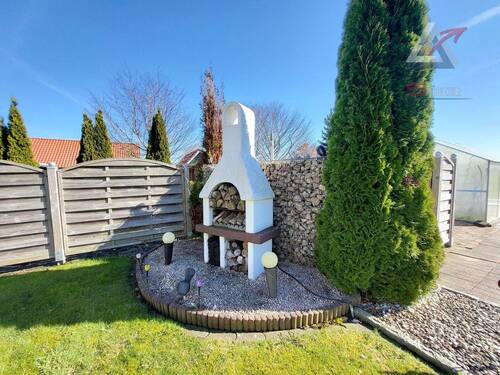 Kamin im Garten - 