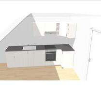 Frei ab sofort 2-Zimmerwohnung im 2. Obergeschoss (Dachgeschoss) Ohne Einbauküche Ohne Aufzug - Konz