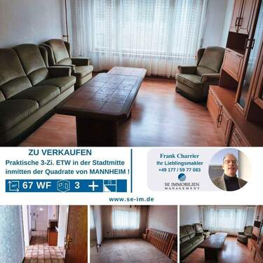 Insta FB Post(15) - Praktische 3 - Zi. ETW in der Stadtmitte!