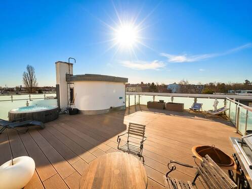 Terrasse - Berlin-Mariendorf - TOP-Wohnung mit Sonnendach in ruhiger Citylage und Stellplatz