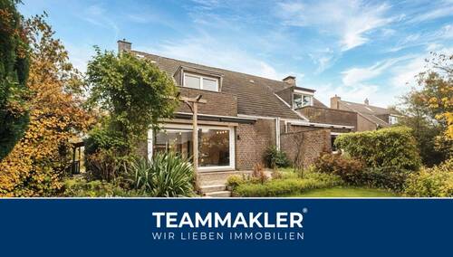 Terrassenansicht - FÜR FAMILIEN GEMACHT: Doppelhaushälfte mit viel Raum, Vollkeller & Sauna