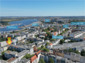 Luftbild - Rostock-City (KTV), nahe Doberaner Platz und Stadthafen, 1 WE frei für Sanierung, 1 Stellplatz
