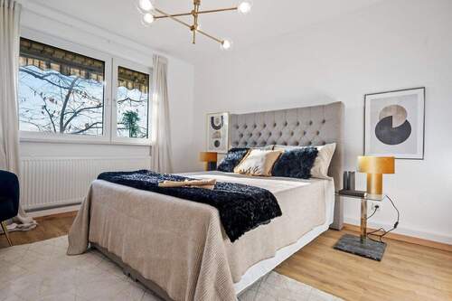 Schlafzimmer - Exklusive 3 Zimmer Wohnung in Top-Lage - modern, lichtdurchflutet & sofort bezugsbereit