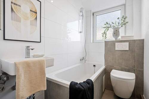 Badezimmer - Etagenwohnung mit 70,00 m² in Bensheim zum Kaufen