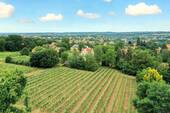 Blick von der Terrasse - 6 Zimmer Terrassenwohnung in Radebeul