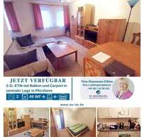 Zentrumsnahe 2-Zi.-ETW mit EBK, Balkon und Carport - Pforzheim Südweststadt