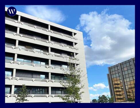 Ansicht - Viel Platz + modernes Wohnen am Stadtwald! Helle 2 Zimmer + Balkon, Einbauküche, Walk-In Dusche