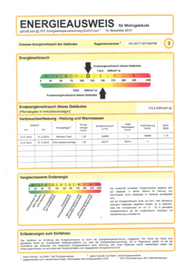 Energieausweis - 