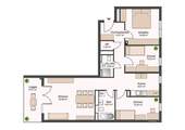 Wohnungsgrundriss - 