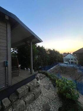 Blick von der Sauna - 