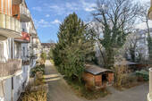 Blick zum Gemeinschaftsgarten - 