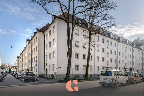 Hausansicht - Raritätenlage von Schwabing - Imposante Altbauwohnung