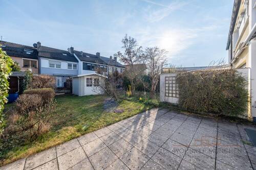 Garten mit Terrasse - 5 Zimmer Reihenmittelhaus zum Kaufen in Kirchheim bei München