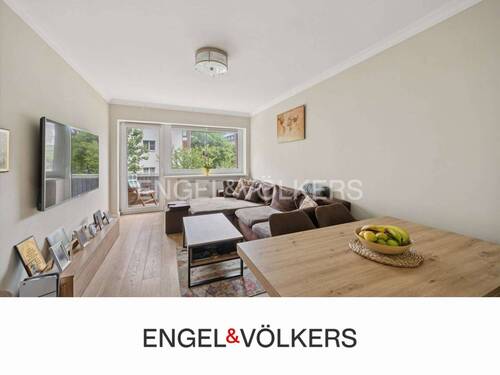 Wohnbereich - Vermietete 1,5-Zimmer-Wohnung im Herzen der Stadt