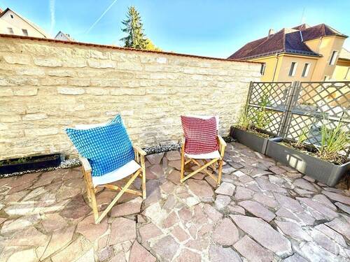 Ihre Terrasse gen Süd-Westen - 3 Zimmer Etagenwohnung in Burglengenfeld