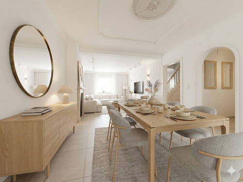 Esszimmer illustriert - 