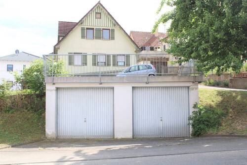 freistehende Doppelgarage - #Reserviert# Doppelgarage auf eigenem Grundstück im Zentrum von Kirchheim am Ries