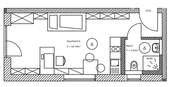 Grundriss Apartment Nr. 6 - 