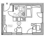 Grundriss Apartment Nr. 9 - 