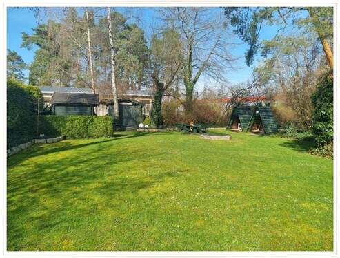 Gartenansicht - ***Endlich zu Hause*** schöne 3-Zimmer-Wohnung mit Einbauküche, Balkon und Gartennutzung