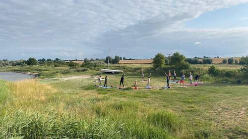 Yoga am Strand - 