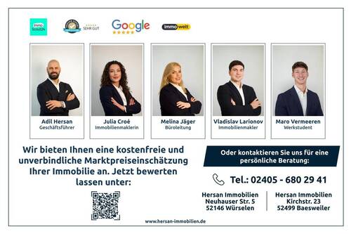 Team - Etagenwohnung mit 60,00 m&sup2; in Aachen zum Kaufen
