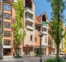 Helle 3-Zimmer-Wohnung mit Loggia, Tiefgaragenstellplatz und Einbauküche über dem Reichstädter Markt - Aalen