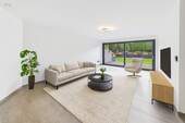 Wohnzimmer EG Visual - 5 Zimmer Mehrfamilienhaus, Wohnhaus in Pulheim
