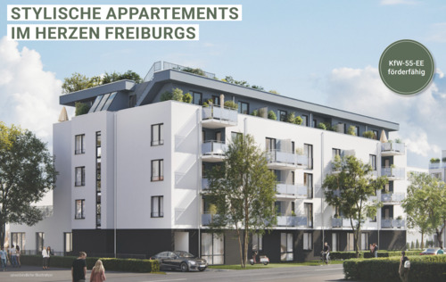 Außenansicht1.png - Exklusive 2 Zimmer Wohnung in Top-Lage von Freiburg !