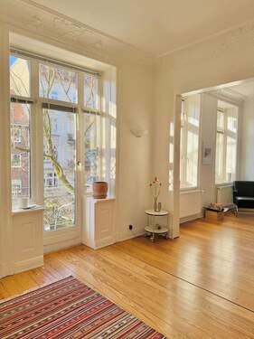 Wohnzimmer - Etagenwohnung mit 74,00 m&sup2; in Hamburg zum Kaufen