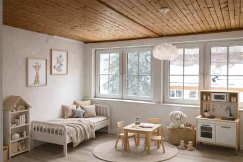 Kinderzimmer OG - virtually staged - 