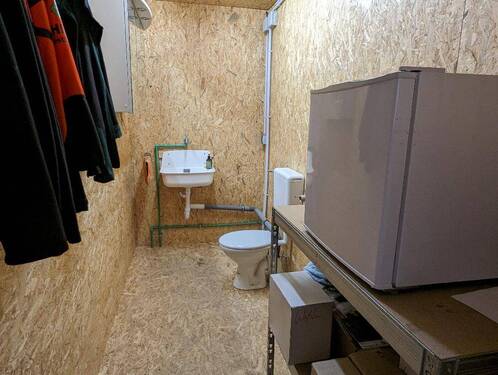 WC in der Halle - 