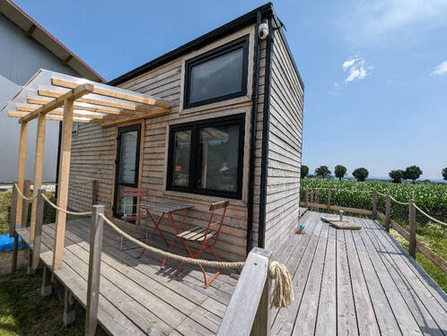 Tiny-House Nord-West-Seite - 