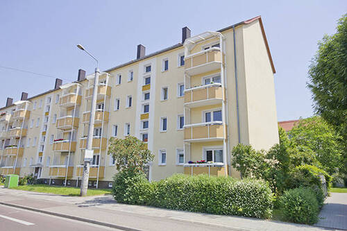 Ansicht vorn - 2 Zimmer Etagenwohnung in Halle (Saale)