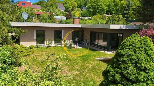 Drohnenaufnahme - Modernisierter Winkelbungalow in traumhafter Waldrandlage-einziehen, wohlfühlen & die Natur genießen
