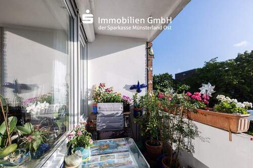 Loggia - 2 Zimmer Etagenwohnung in Münster