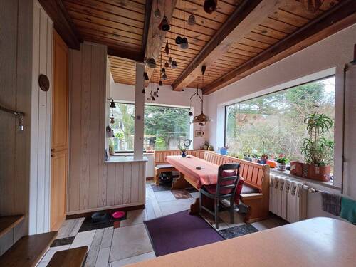 Küche mit großer Veranda - 
