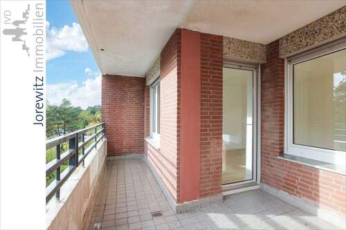 003 - Balkon Ansicht 2 - 2 Zimmer Etagenwohnung in Bielefeld / Senne