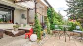 Terrasse am Haus - 