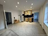 Wohnzimmer + Küche - ** Eine zwei Zimmer Wohnung mit Einbauküche mitten in Heilbronn Zentrum ab sofort zu vermieten**
