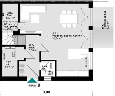 Erdgeschoss - Etagenwohnung mit 140,00 m² in Hamburg zum Kaufen