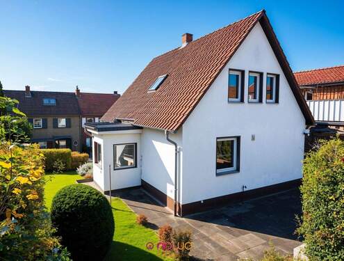 Gartenansicht - Kleines Haus, großes Potenzial - unmittelbar an der Lessingschule Helmstedt