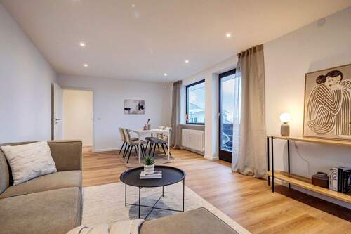 Wohn-und Esszimmer - 2 Zimmer Etagenwohnung in Bad Wörishofen