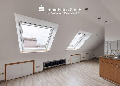 Wohnküche im Spitzgeschoss - 