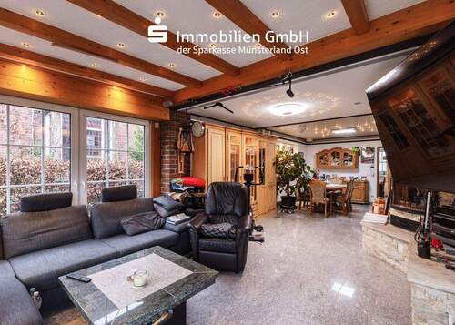 Wohn- und Essbereich im Erdgeschoss - Mehrfamilienhaus, Wohnhaus mit 152,00 m&sup2; in Drensteinfurt zum Kaufen