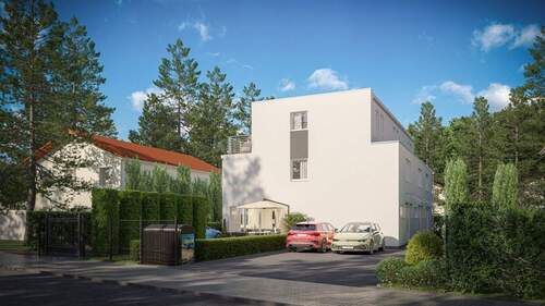 Straßenansicht - 5 Zimmer Reihenendhaus in München