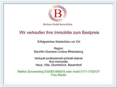 wir suchen - Grundstück in Rheinsberg