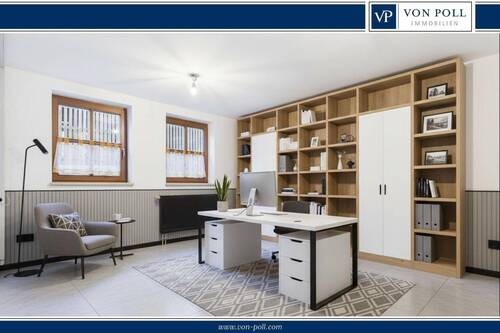 Bild 1 - RESERVIERT!! Vielseitige Bürofläche mit Garage und wohnlicher Arbeitsatmosphäre
