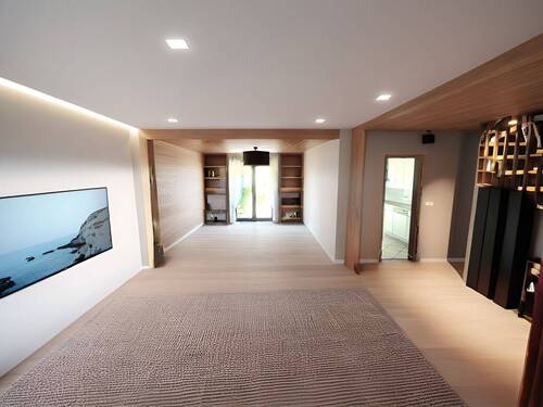 Wohn- Essbereich (KI-generiert) - 5 Zimmer Reihenendhaus in Meerbusch